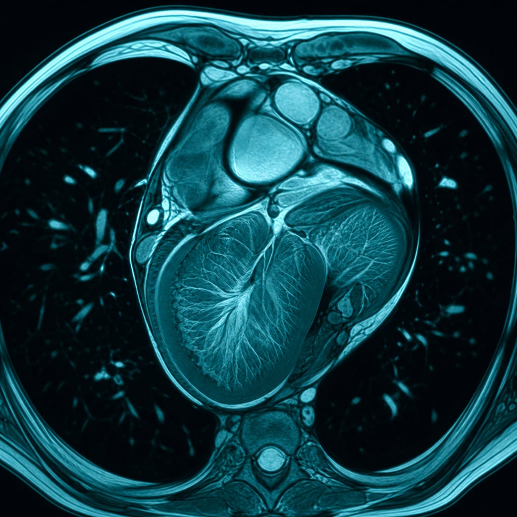تصویربرداری MRI از عضله قلب با جزئیات بالا
